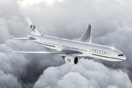 В США представили проект роскошного самолета с рестораном на борту