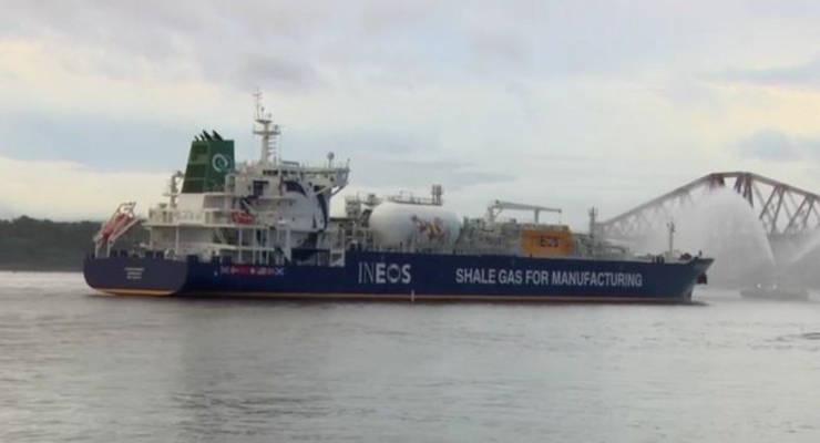 В Великобританию пришла первая партия сжиженного газа из США