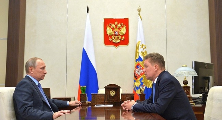 Глава Газпрома отчитался перед Путиным по Турецкому потоку