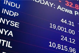 Dow Jones Industrial Average впервые превысил 19 тыс пунктов