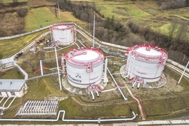 Транзит нефти по территории Украины упал на 12%