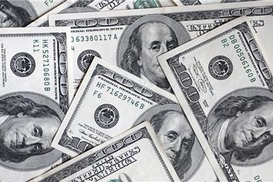 Курс продажи наличного доллара упал на 18 копеек