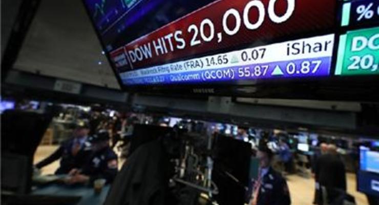 Dow Jones превысил отметку в 20 тысяч пунктов