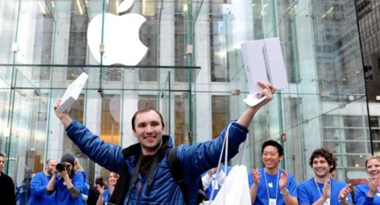 Стоимость акций Apple побила очередной рекорд