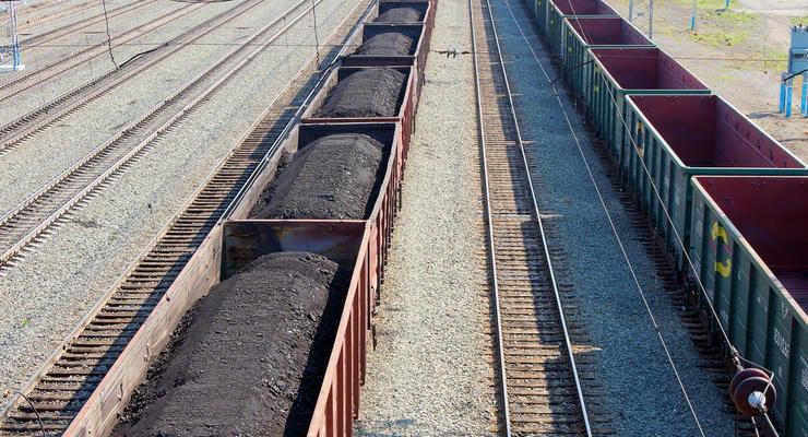Две трети импортированного в Украину угля пришлось на Россию