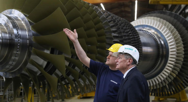 Siemens поставил в РФ турбины, которые могут установить в Крыму