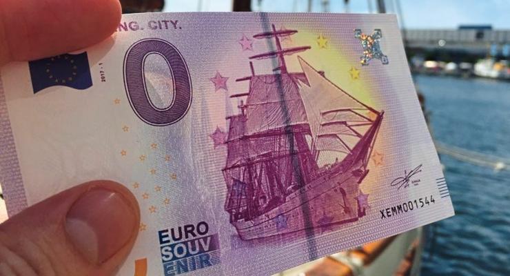 Немцы выпустили купюру номиналом ноль евро
