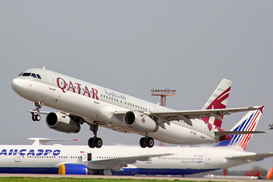 Вместо Ryanair в Украину будет летать Qatar Airways