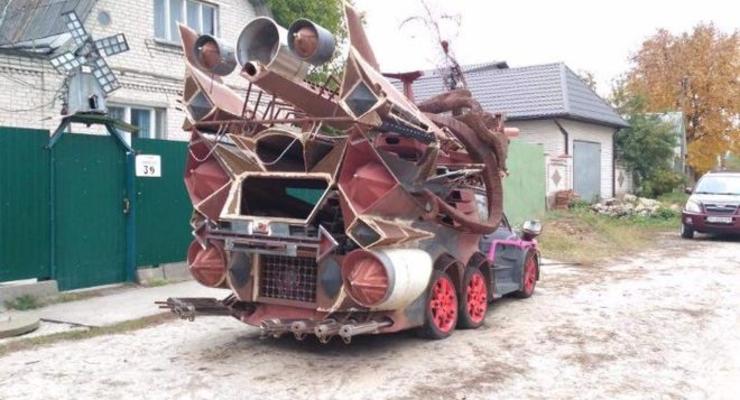 Украинец за 300 тысяч гривен создал автомобиль-монстр