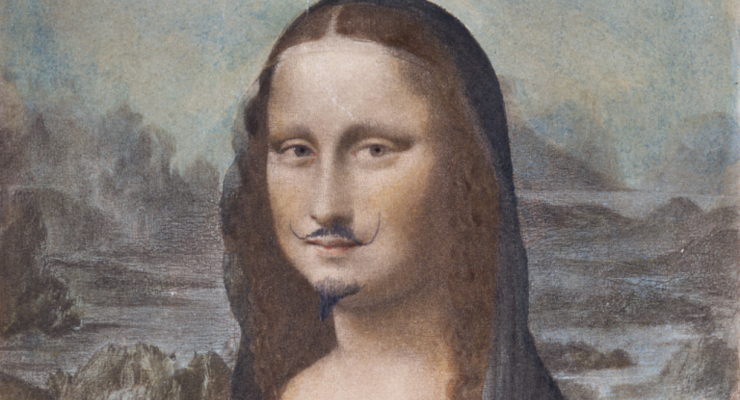 Мону Лизу с усами и бородой продали за 632 тысячи евро