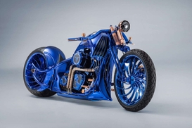 В Швейцарии продают байк, украшенный серебром, золотом и бриллиантами