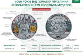 НБУ ввел в оборот монету номиналом 20 гривен