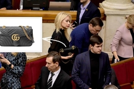 "Слуга народа" пришла в Раду с сумкой от Gucci