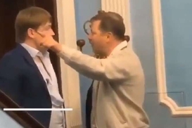 Ты предатель, ты пустил в Украину россиян: Ляшко избил Геруса