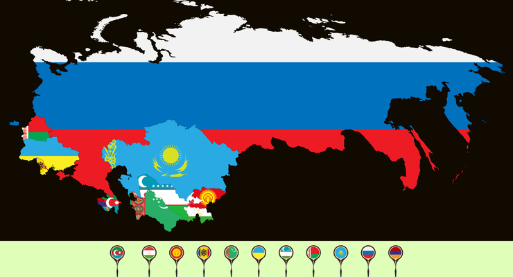 Карта СНГ / depositphotos.com