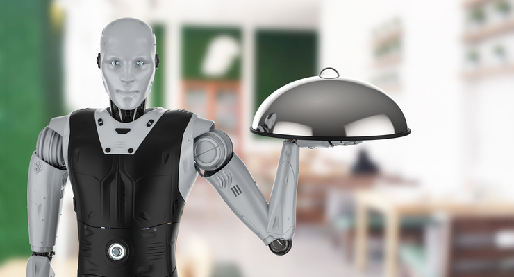 Роботы автоматизируют обязанности официантов / depositphotos