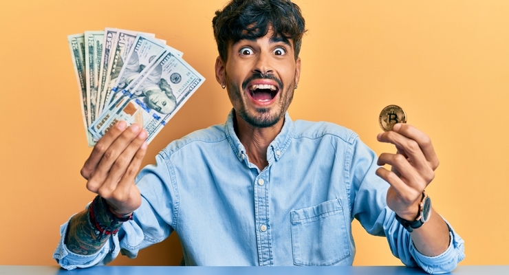 Аноним заработал на биткоинах $28 млн / depositphotos