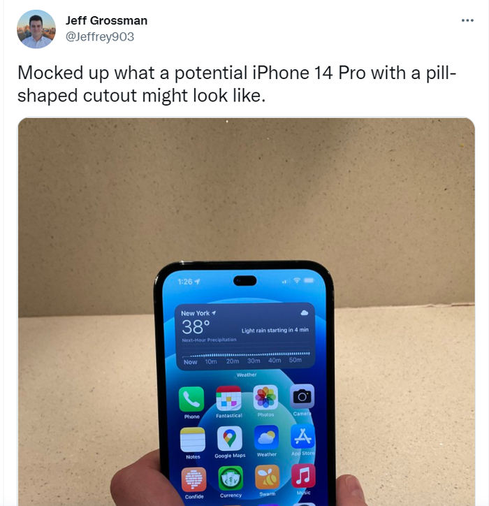 Публикация разработчика Джеффа Гроссмана в Twitter