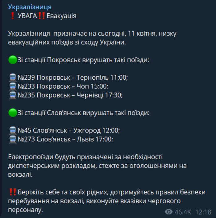 Публикация УЗ в Telegram