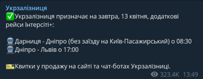 Публикация УЗ в Telegram