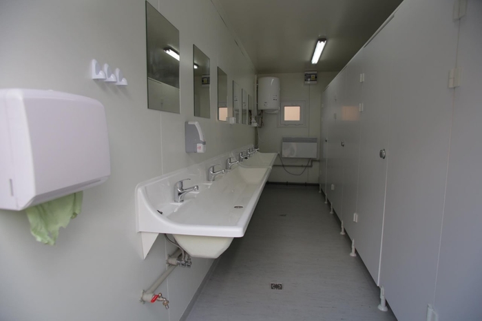 Первый модульный городок для переселенцев