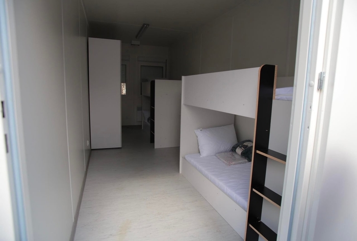 Первый модульный городок для переселенцев