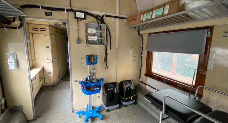 В Украине запустили первый эвакуационный медпоезд / facebook.com/moz.ukr