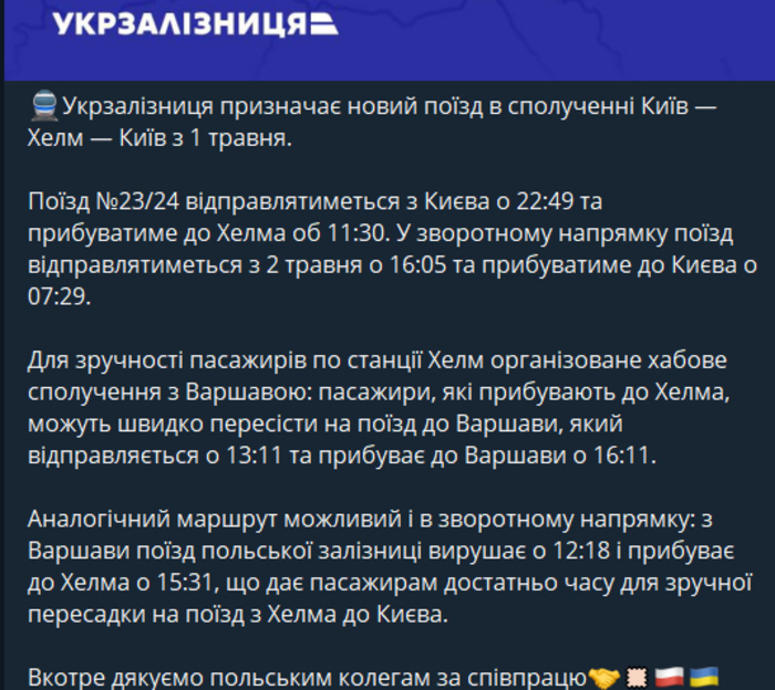 Публикация УЗ в Telegram