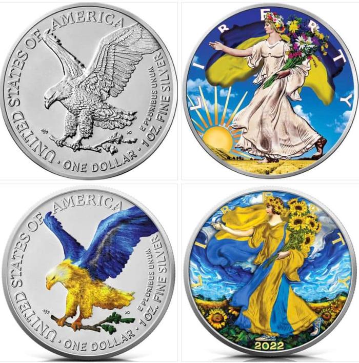 Монеты, выпущенные в США