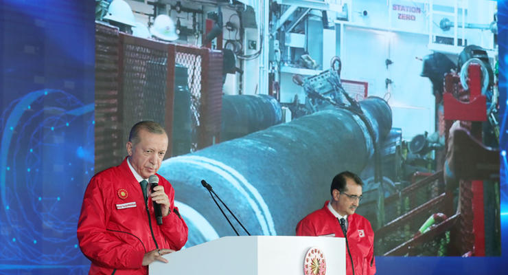 Туреччина почала будувати газопровід до родовищ у Чорному морі