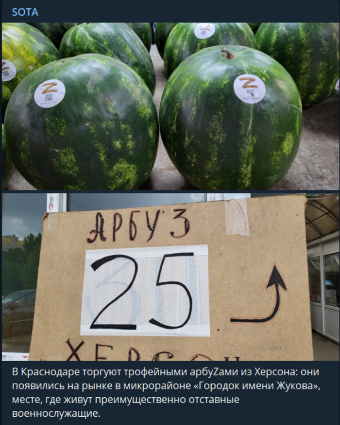 Публикация в российском Telegram-канале SOTA