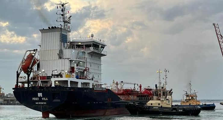Три судна з українським продовольством вирушили з портів "Чорноморськ" та "Одеса" / facebook.com/MinInfra.UA