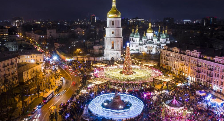Главная елка страны, 2021 год / kyivcity.gov.ua