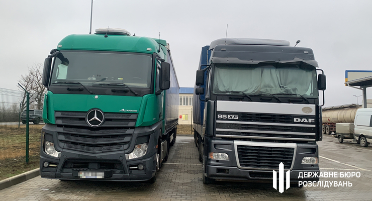 На Одесской таможне обнаружили российский и белорусский грузовики / dbr.gov.ua
