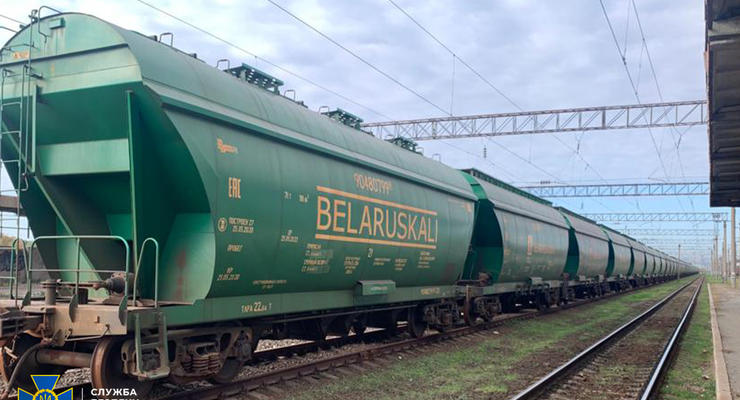 В Украине арестовали 170 вагонов российских и белорусских товаров на 100 млн грн
