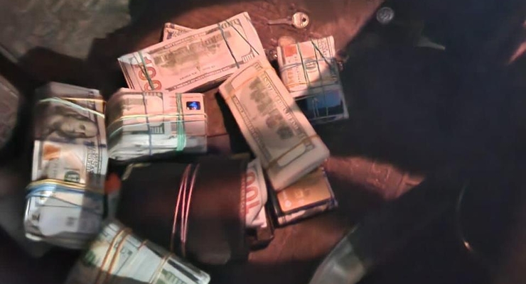 Пограничники обнаружили скрытые 57 тыс долларов США / dpsu.gov.ua