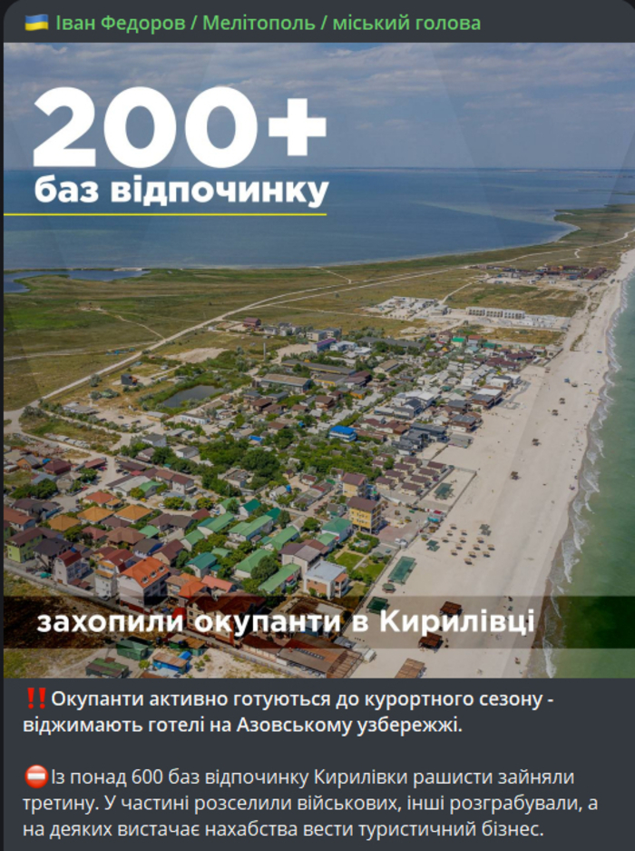 Публикация Ивана Федорова в Telegram