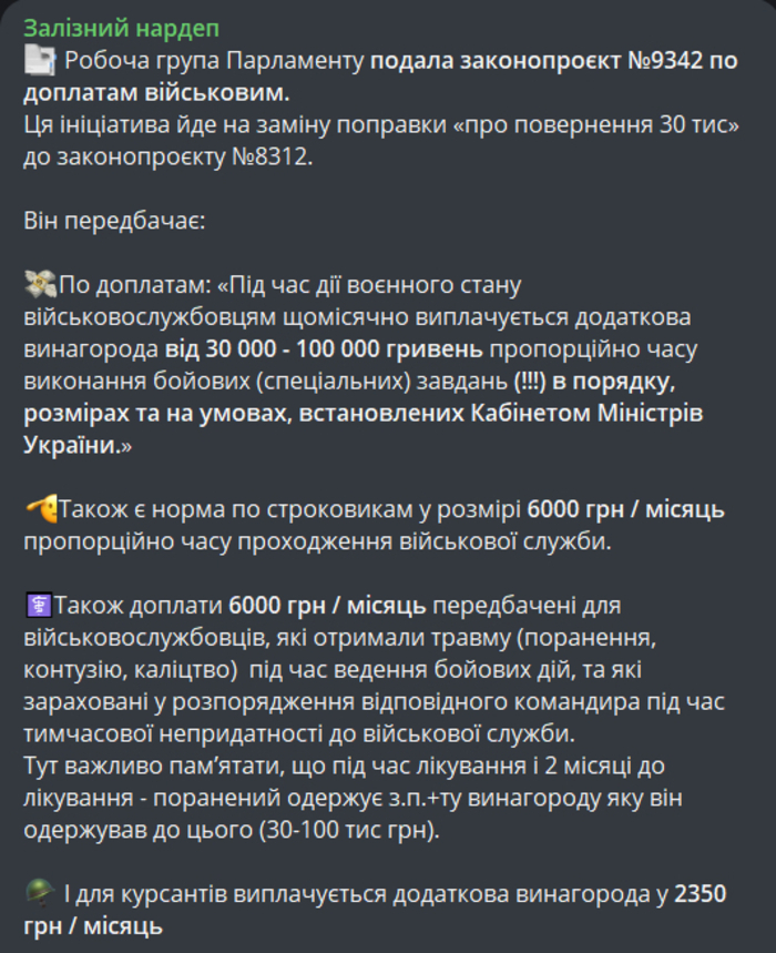 Публикация Ярослава Железняка в Telegram