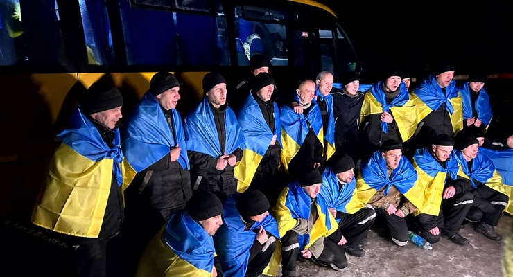 Звільнені з полону українці / t.me/dmytro_lubinetzs