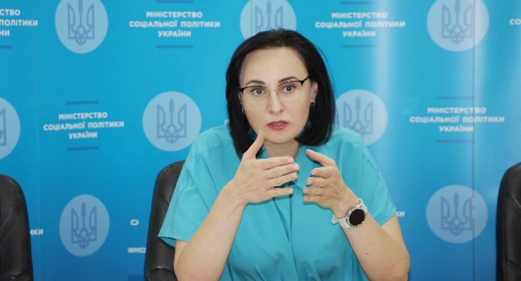Министр социальной политики Украины Оксана Жолнович / facebook.com/MLSP.gov.ua