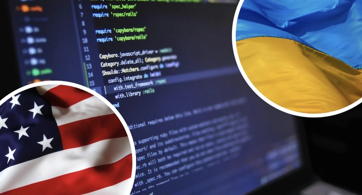 Украинские IT-компании продали в США своих услуг на $2,397 млрд / Коллаж: Dengi.ua