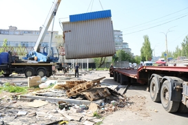 МАФы и аттракционы: в Киеве снесли около 2300 незаконных сооружений