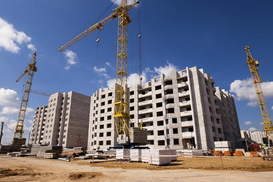 Обсяги введеного в експлуатацію житла в Україні скоротилися на 6,4%