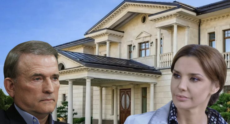 Сімейство Медведчуків володіє маєтком на Рубльовці / Колаж: Dengi.ua